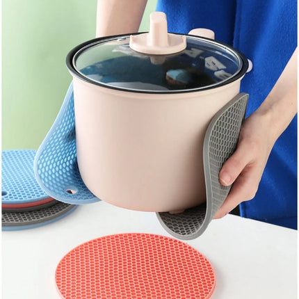 Honeycomb Silicone Trivet Mat