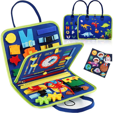 Montessori Sensory Busy Board for Toddlers