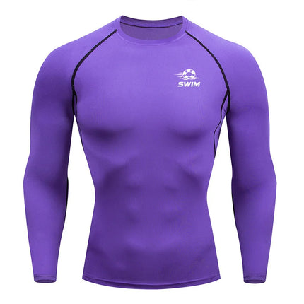 Men's Long-Sleeve Rash Guard Shirt