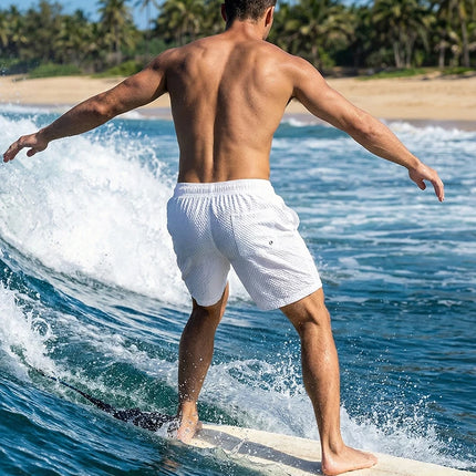 Men's Seersucker Swim Shorts