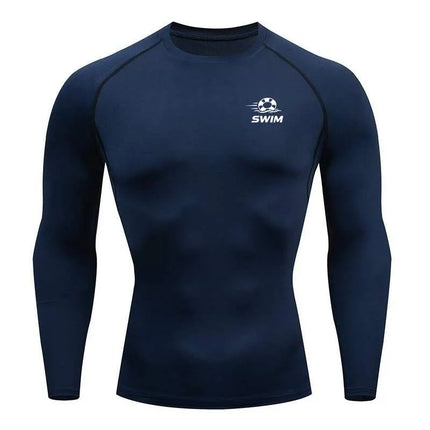 Men's Long-Sleeve Rash Guard Shirt