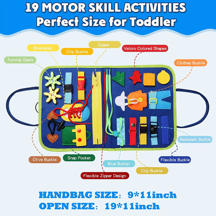 Montessori Sensory Busy Board for Toddlers