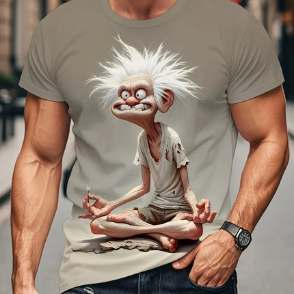 Men's 3D Abstract Graphic T-Shirt