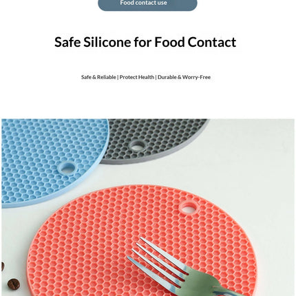 Honeycomb Silicone Trivet Mat