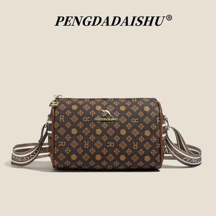 Alphabet Print Shoulder Bag