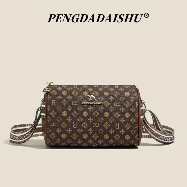 Alphabet Print Shoulder Bag