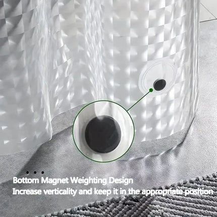 Clear Waterproof Shower Curtain Liner