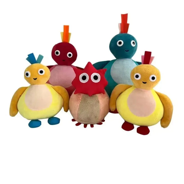 Twirlywoos Chickedy Plush Toy Set – 5 Pieces