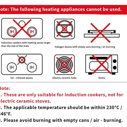 Round Silicone Induction Hob Protector Mat