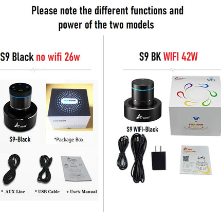 26W Portable Bluetooth Vibration Speaker with Subwoofer Sound