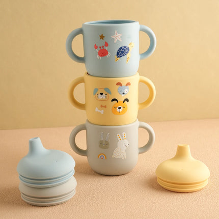 Cartoon Silicone Baby Cup