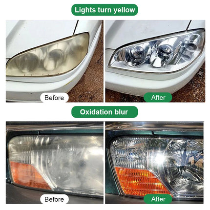 Car Headlight Restoration Polish Kit