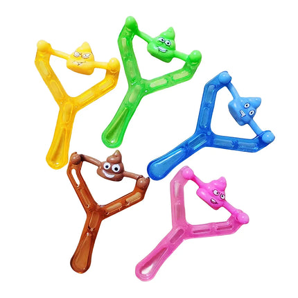 5-Piece Slingshot Poop Toy Set