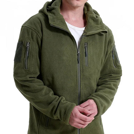 Men’s Warm Fleece Multi-Pocket Jacket