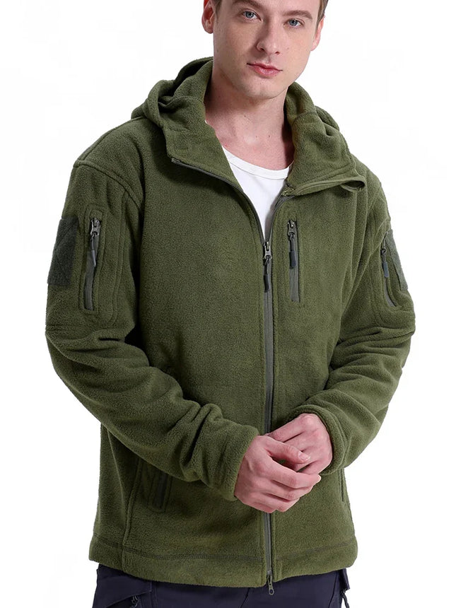 Men’s Warm Fleece Multi-Pocket Jacket