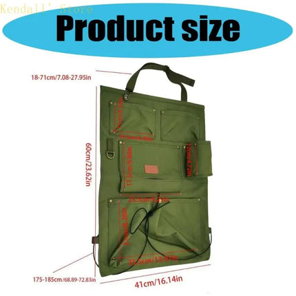 Foldable Car Seat-Back Organizer