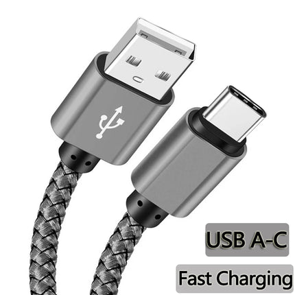 USB-A to USB-C Nylon Cable