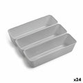 Drawer Organizer Dem Plastic Multi-use (3 Pieces) (24 Units)