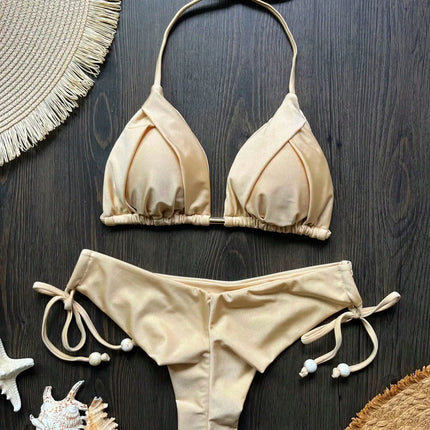 Triangle Push-Up Bikini Set