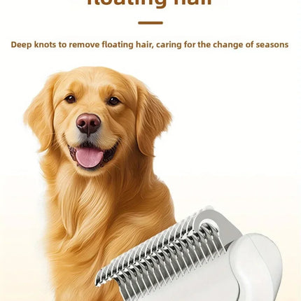 Curved Stainless Steel Pet Comb