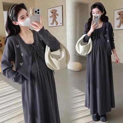 2-Piece Maternity Knit Dress Set