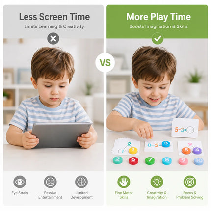 Early Learning Math Number Matching and Counting Game for Kids