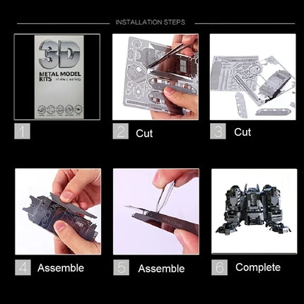 3D Metal Military Camp Puzzle
