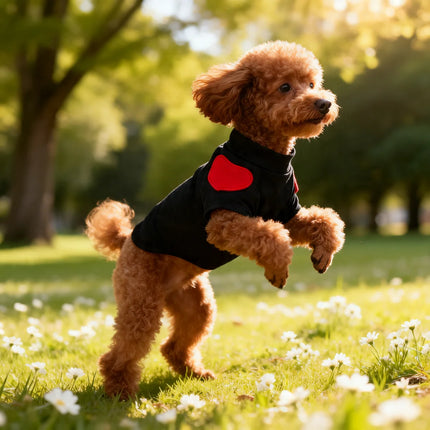 Teddy Heart Pet Sweater