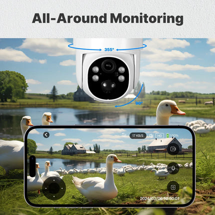 4MP Solar Smart Security Camera