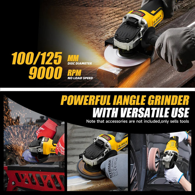 125mm Cordless Angle Grinder