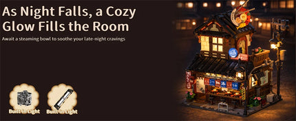 Japanese Ramen Shop Building Block Set