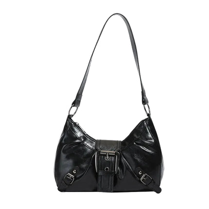 Pleated Retro Shoulder Bag