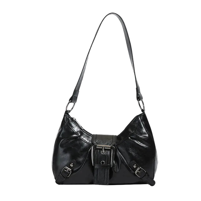 Pleated Retro Shoulder Bag