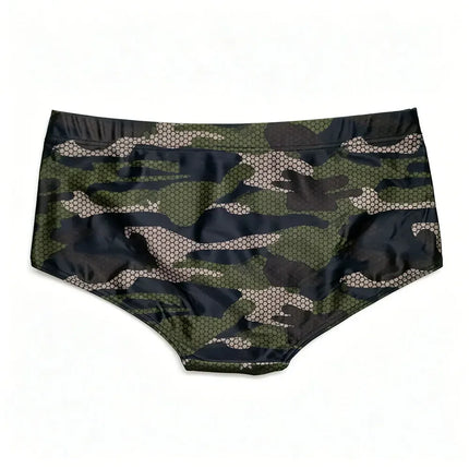 Men's Camouflage Print Swim Trunks