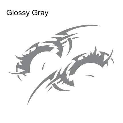Flame Pattern Car Decal