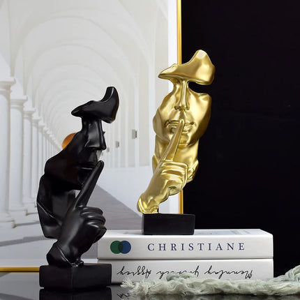 Abstract Thinker Resin Figurine