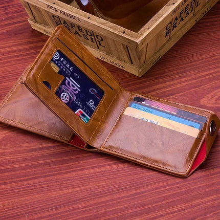 Dollar Pattern Leather Wallet