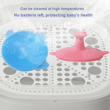 Baby Silicone Scalp Massage Brush Set