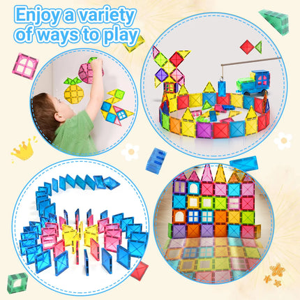 Magnetic Building Blocks Educational Construction Set for Kids