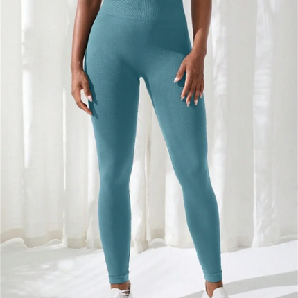 High-Waist Seamless Yoga Leggings