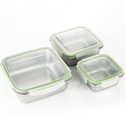 Stainless Steel Food Storage Box Set