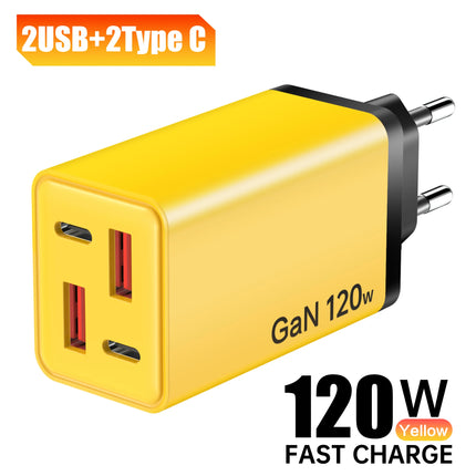 120W 4-Port GaN Charger
