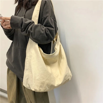Large Canvas Shoulder Bag