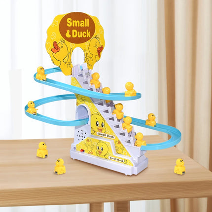 Electronic Duck and Penguin Climbing Track Toy