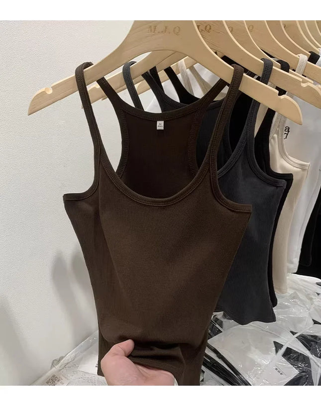 Women's Ribbed Knitted Tank Top