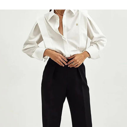 Long-Sleeve Loose-Fit Shirt
