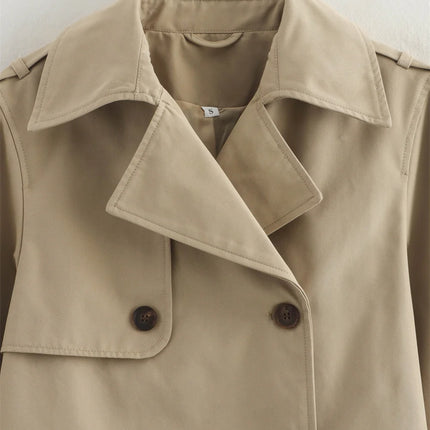 Women's Cropped Trench Jacket