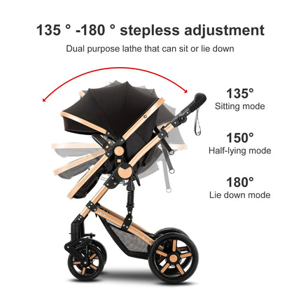 3-in-1 Baby Travel System with Car Seat
