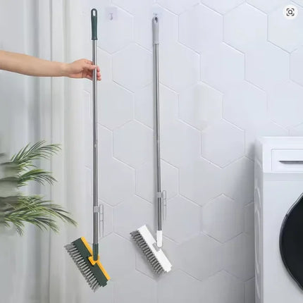 Rotatable Floor Scrub Brush with Squeegee