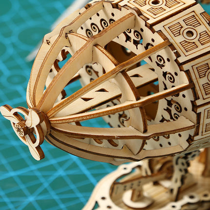 3D Wooden Airship Puzzle